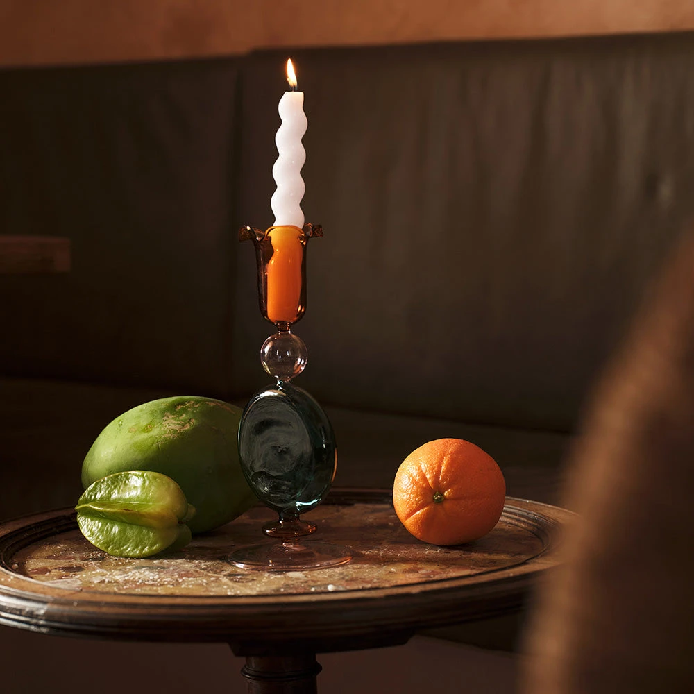 Element Glass Candle Holder Piece 3 Element Glass Candle Holder Piece - Image 3