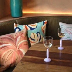 Kyoto Pink Wine Glass Pair -Kas Australia BD Lifestyle 4 WEB