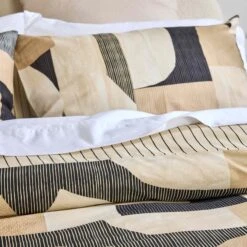 Benji Quilt Cover Set -Kas Australia Benji Neutral 2 Web