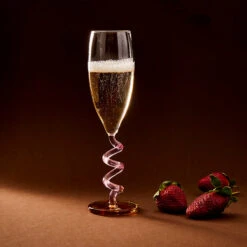 Charlotte Champagne Flute Pair -Kas Australia CHARLOTTELIFESTYLELR