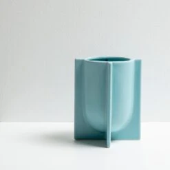 Chester Small Planter -Kas Australia CHESTERSMALLPORCELAINBLUEWEB