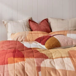 Chester Quilt Cover Set 12 Chester Quilt Cover Set -Kas Australia Chester Bedlinen Lifestyle CloseUpWEB