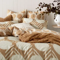 Decker Quilt Cover Set -Kas Australia Decker Bedlinen Lifestyle CloseUpWEB