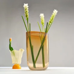 Enigma Extra Large Vase 5 Enigma Extra Large Vase -Kas Australia ENIGMA CHAMPAGNE VASE WEB