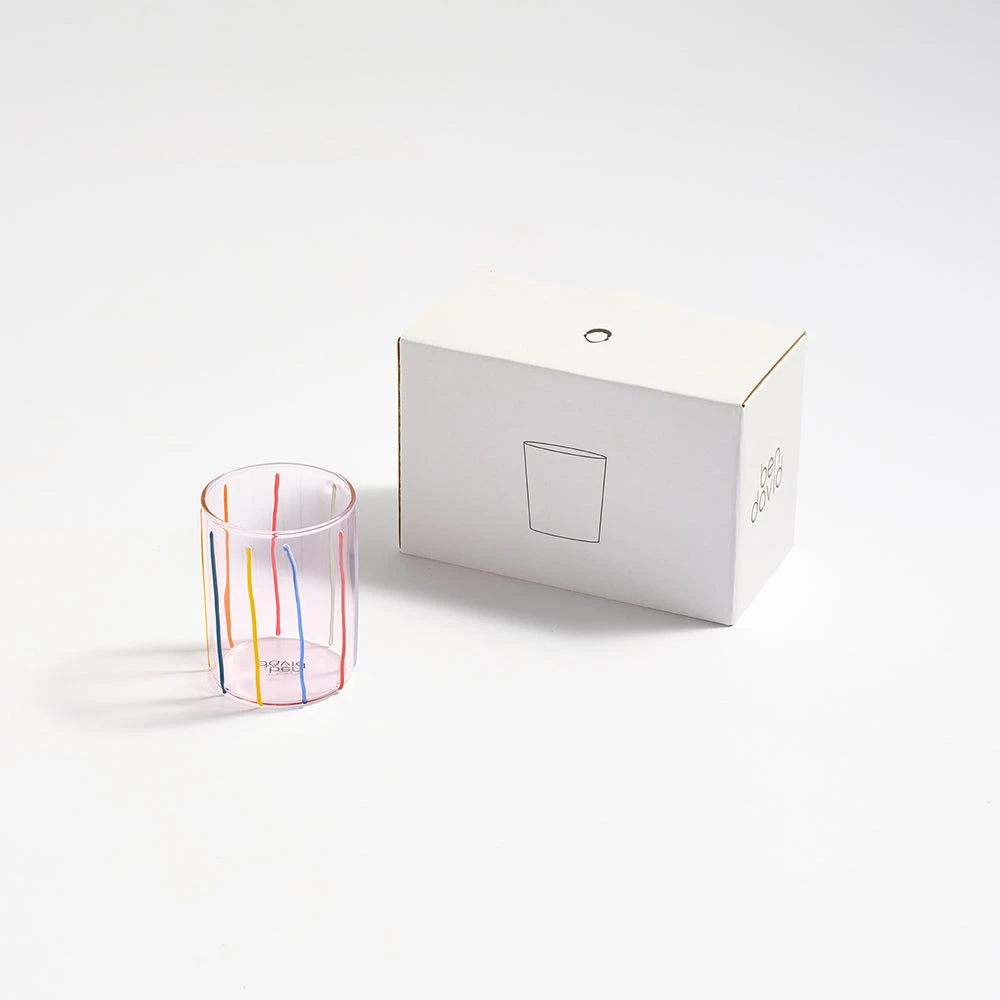 Fiesta Glass Tumbler Pair 1 Fiesta Glass Tumbler Pair