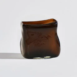 Jaffa Short Amber Vase