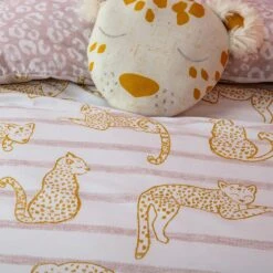 Lazy Leopard Kids Quilt Cover Set -Kas Australia LazyLeopard Kids Bedlinen DetailWEB