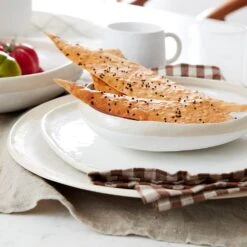 Organic Linen Dinner Plate -Kas Australia Organic Dinnerware Lifestyle 1WEB bddc6c3d 184d 4d35 b92c 74c2a8019828