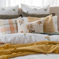 Yasmin Quilt Cover Set -Kas Australia Yasmin Bedlinen Lifestyle CloseUp 4WEB